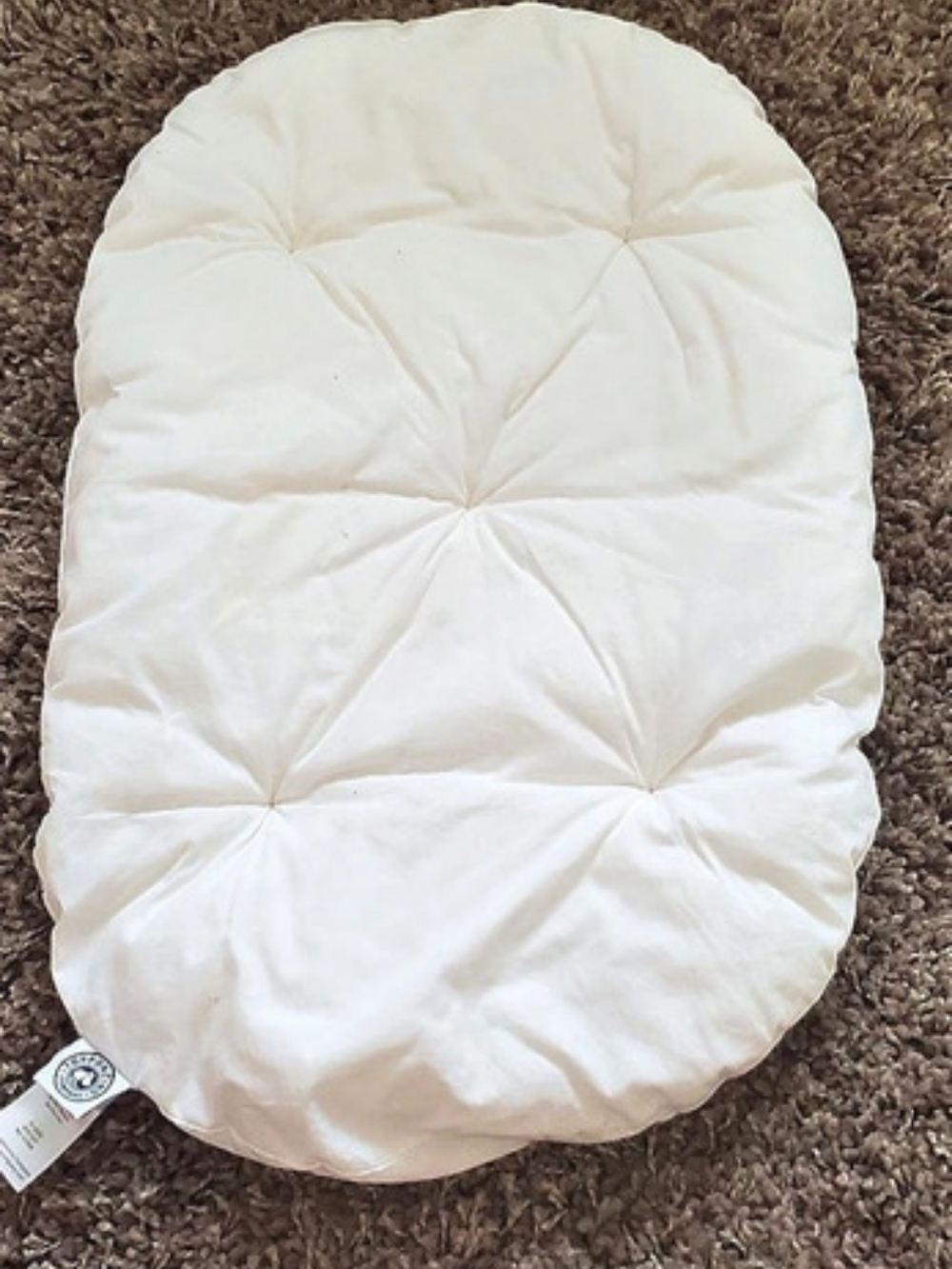 Toppocino Company Organic Cotton White Baby Pad